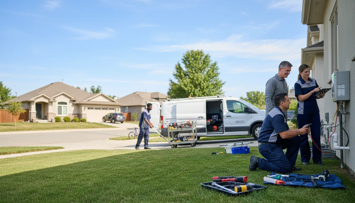 Tankless water heater service in Hardy, IA